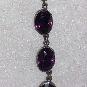 vintage purple Jem necklace